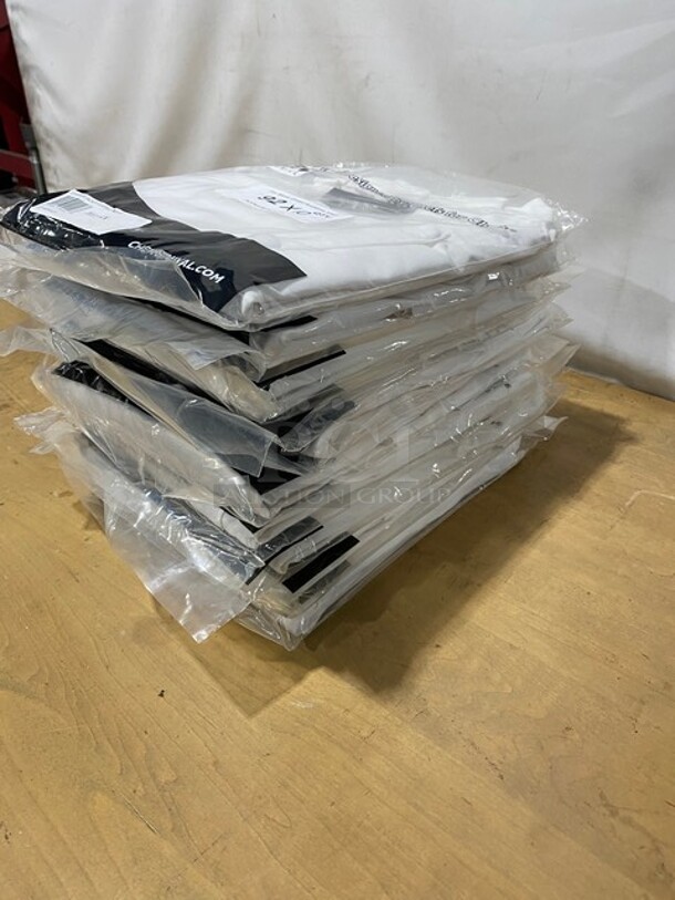 NEW! Chef Revival 4X White Chef Coats! 10X Your Bid!  - Image 2 of 5