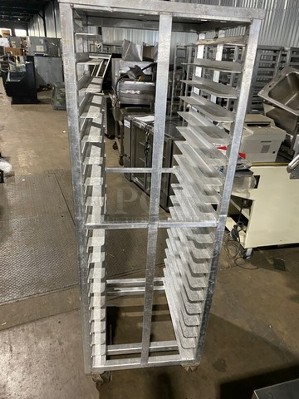 Metal Commercial Pan Transport Rack! On Casters! - Image 3 of 4