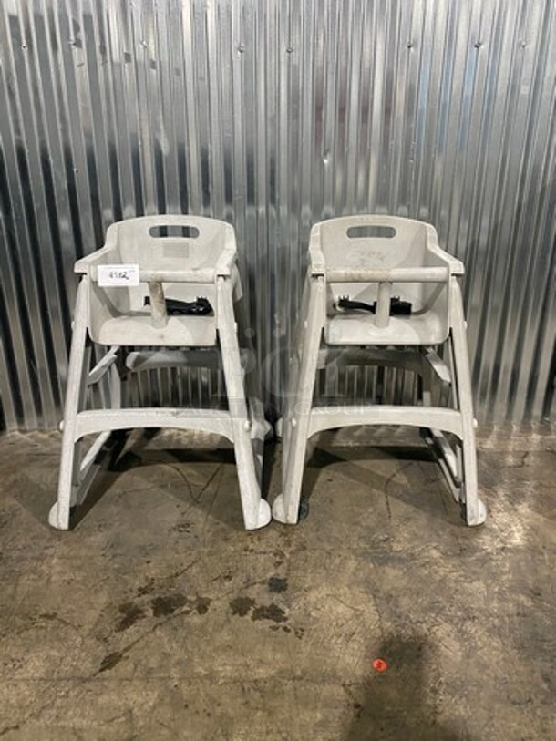 Poly High Chairs! 2 X Your Bid!