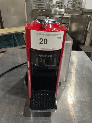 Nespresso Countertop Coffee Maker! Model ENV135R Serial 80426s300075! 120V!