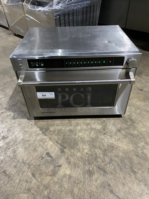 2015 Menumaster Commercial Countertop Microwave Oven! All Stainless Steel! Model: MSO22 SN: 1507102924 208/240V 60HZ - Image 1 of 10