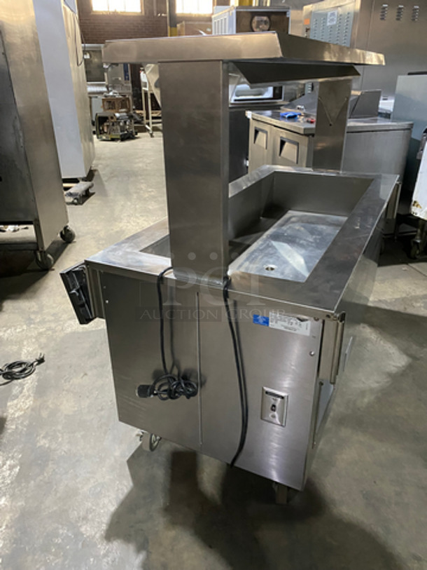 MUST HAVE! Vollrath Commercial Refrigerated Cold Pan! With Lowering Prep/Serve Line! All Stainless Steel! On Casters! Model: M3616500001EFA SN: D32000635368008 120V 60HZ 1 Phase - Image 3 of 11