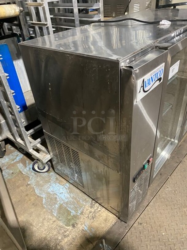 Avantco Commercial 2 Door Bar Back Cooler! With View Through Doors! All Stainless Steel! Model: 178UBB48GTGS 115V - Image 2 of 9