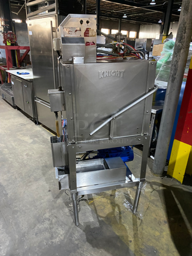 SWEET! Knight Commercial Upright Pass-Through Dishwasher! All Stainless Steel! On Legs! Model: KLE175 - Image 2 of 11