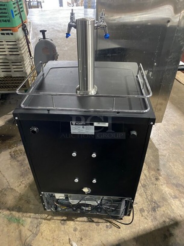 Komos Commercial Refrigerated 3 Tap Kegerator! With Single Door Storage Space Underneath! Model: KLKC 115V - Image 3 of 9