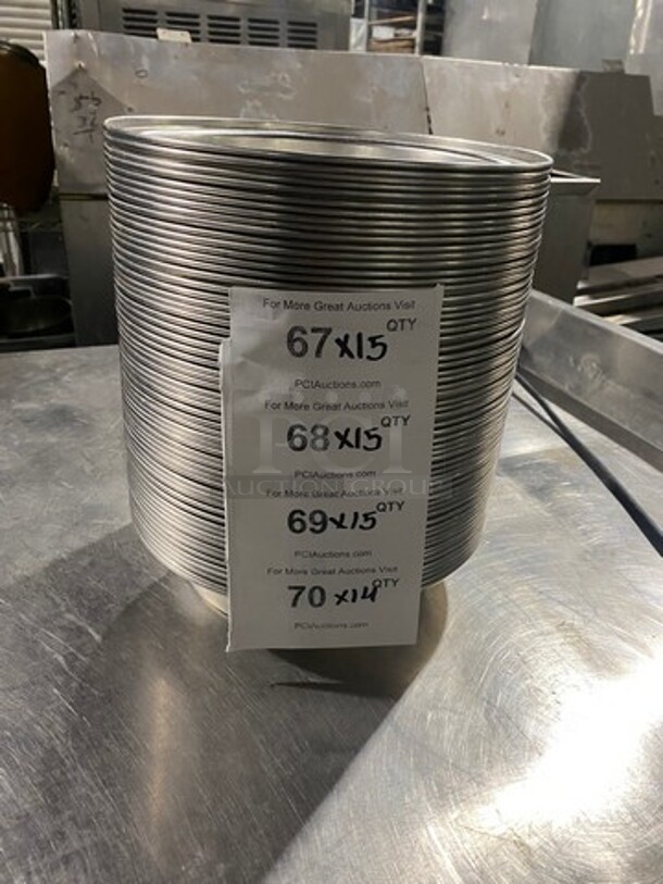 Vollrath Stainless Steel Food Covers!  14 X Your Bid! - Image 1 of 7