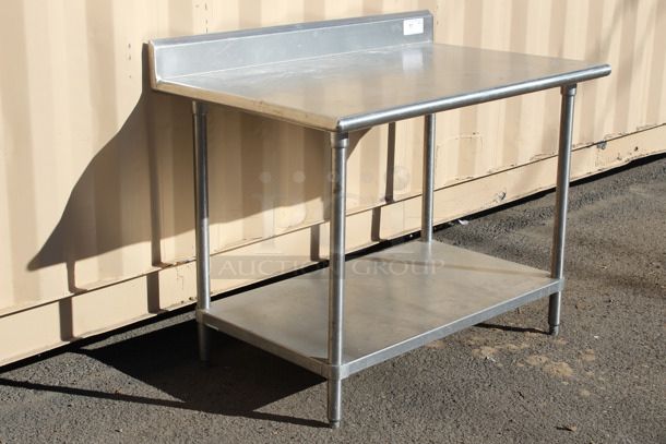 AWESOME! Stainless Steel Work Table 48x30x39-1/2 - Image 3 of 4