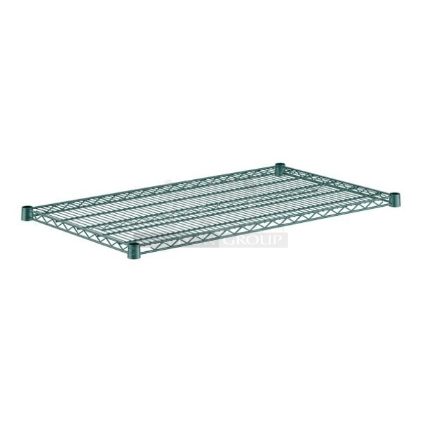 BRAND NEW SCRATCH & DENT! Regency 24" x 48" NSF Green Epoxy Wire Shelf 33xYour Bid  - Image 1 of 1