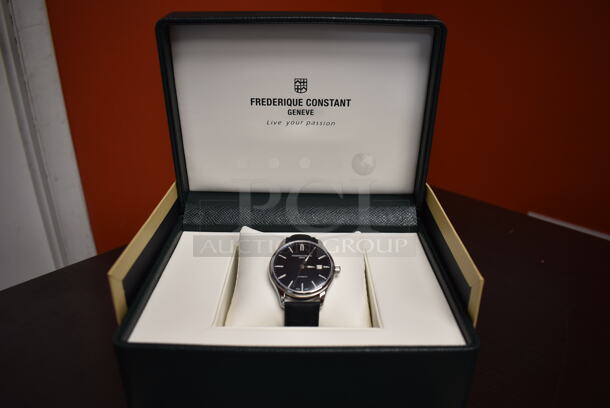 BRAND NEW IN BOX! Frederique Constant Men's Automatic WR50 FC-303NB5B6 Watch