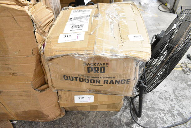 BRAND NEW SCRATCH AND DENT! Backyard Pro 554BPSQ30AH Square Single Burner Outdoor Patio Stove / Outdoor Range with Adjustable Height - 110,000 BTU - Image 2 of 5