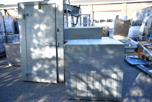 Norlake Walk In Cooler Box w/ Norlake CPB075DW 208-230 Volt, 1 Phase Evaporator and Compressor. - Item #1114424