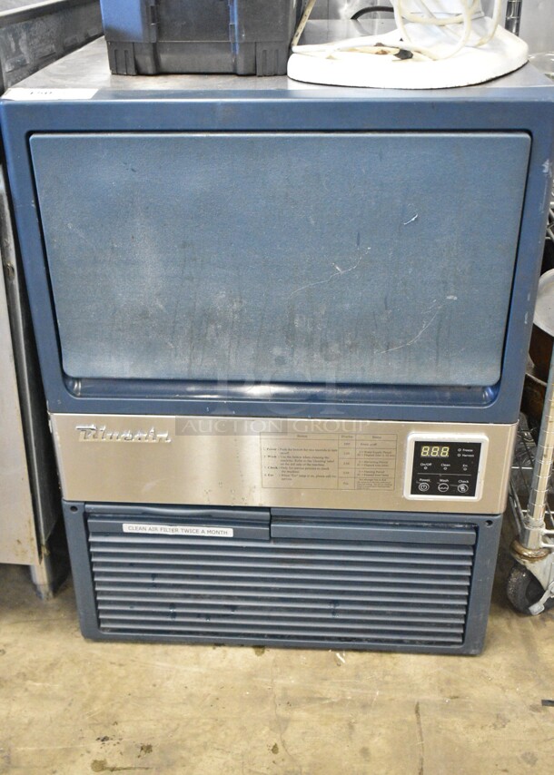 Blue Air BLUI-150A Stainless Steel Commercial Undercounter Self Contained Ice Machine. 115 Volts, 1 Phase.  - Image 1 of 7