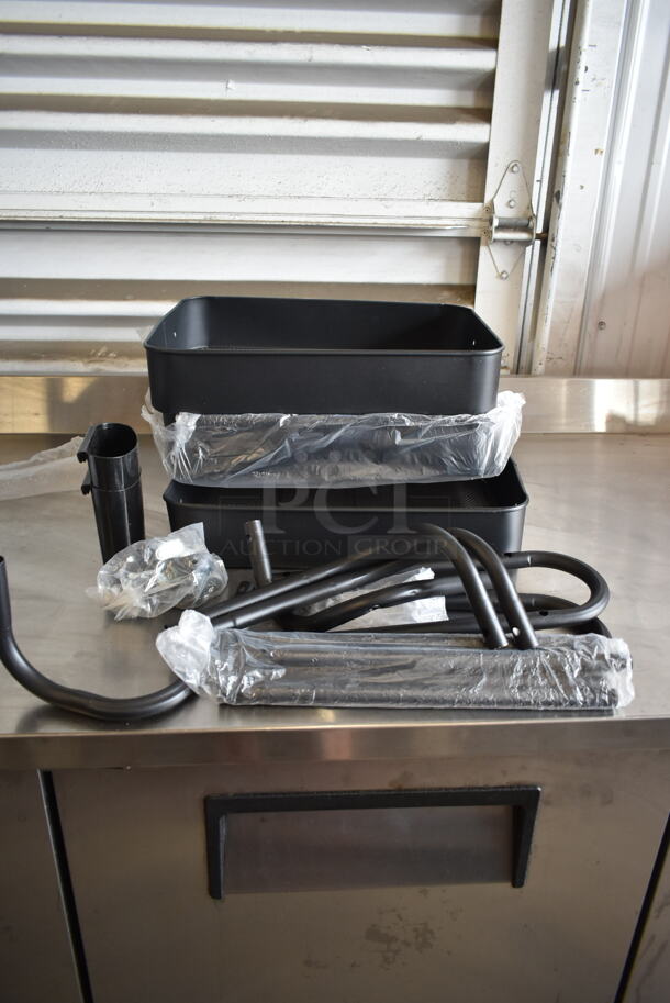 BRAND NEW SCRATCH AND DENT! Black Multi Tier Rack - Image 8 of 10