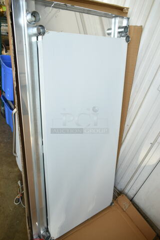 BRAND NEW IN BOX! NBR Equipment TC-6030R Stainless Steel Tabletop and Under Shelf. 