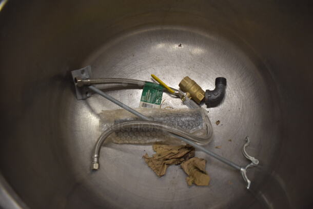 2012 Vulcan Hart Stainless Steel Commercial Countertop Electric Powered Tilting Kettle on Stand. 30x26x57 - Image 6 of 11