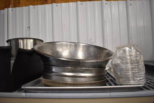 ALL ONE MONEY! Tier Lot of Various Items Including Metal Bins - Image 2 of 5