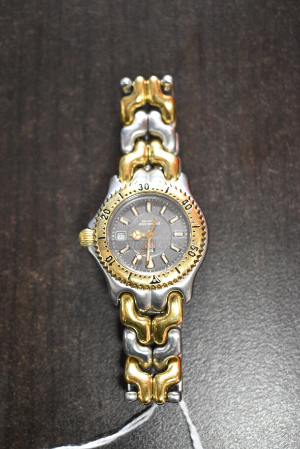 Tag-Heuer WG1320-2 Date Gray Dial Quartz Professional 200 mm Water Resistant Swiss Made Womens Watch - Image 5 of 8