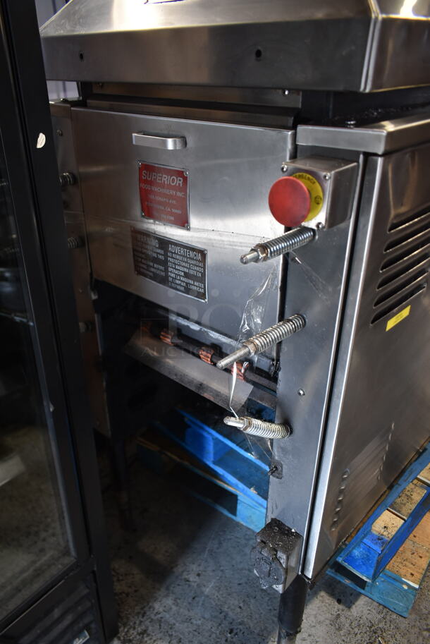 Superior 2CF054424P Stainless Steel Commercial Floor Style Combo Flour and Corn Tortilla Machine. 230 Volts, 1 Phase.  - Image 9 of 10