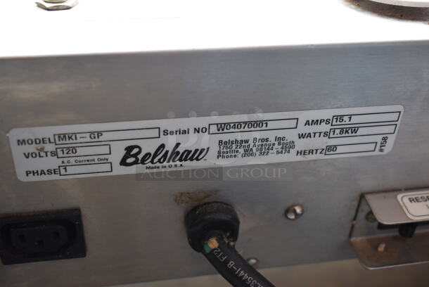 Belshaw MKI-GP Mark I Stainless Steel Commercial Countertop Donut Robot w/ Hopper. Missing Arm. 120 Volts, 1 Phase. 34x15x12 - Image 5 of 11