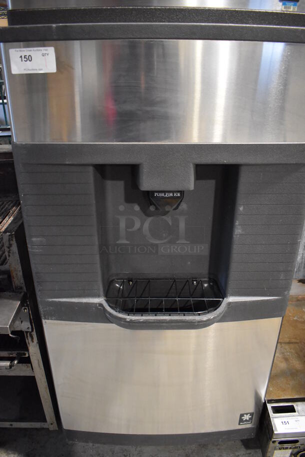 Manitowoc QD0452A Stainless Steel Commercial Ice Machine Head on Manitowoc QPA310 Stainless Steel Commercial Ice Bin Hotel Dispenser. 115 Volts, 1 Phase. 30x29x82 - Image 5 of 7