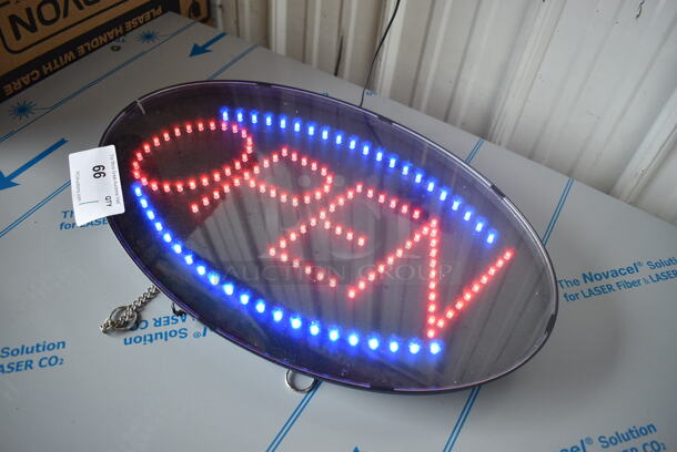 Open Light Up Sign. 21x2x13. Tested and Working! - Image 4 of 6