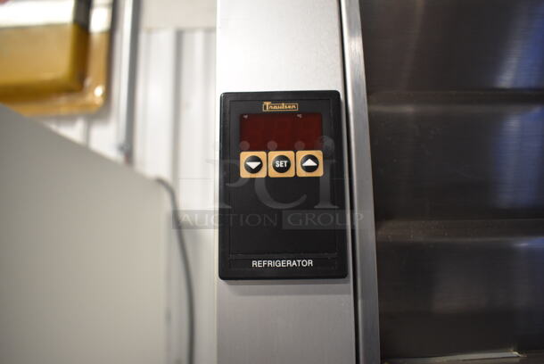 Traulsen G20010 ENERGY STAR Stainless Steel Commercial 2 Door Reach In Cooler on Commercial Casters. 115 Volts, 1 Phase. 52x35x83.5. Tested and Powers On - Image 3 of 7
