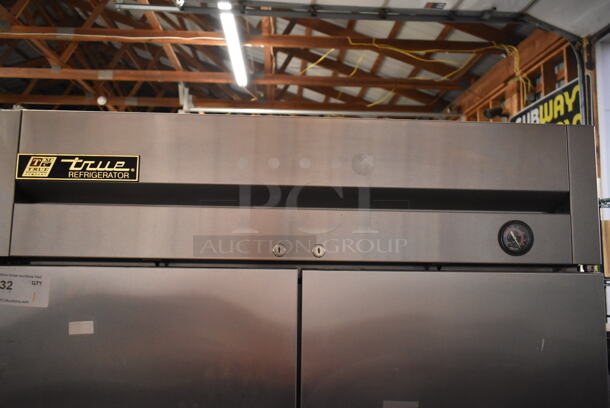 2015 True T-35 Stainless Steel Commercial 2 Door Reach In Cooler. 115 Volts, 1 Phase. Tested and Working! - Image 2 of 6
