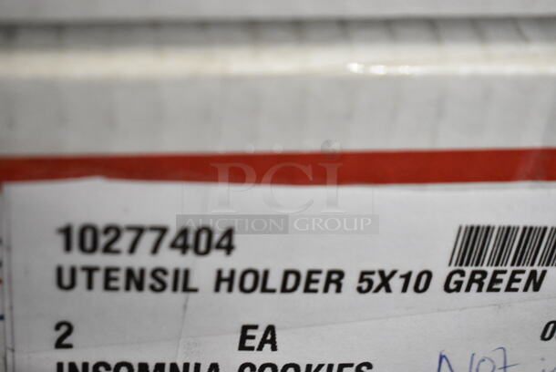 2 BRAND NEW! Quantum Green Finish Utensil Holders. 2 Times Your Bid! - Image 3 of 3