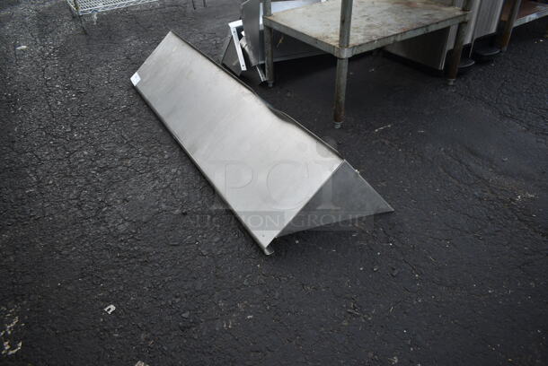 Stainless Steel Commercial Wall Mount Shelf. - Image 2 of 3