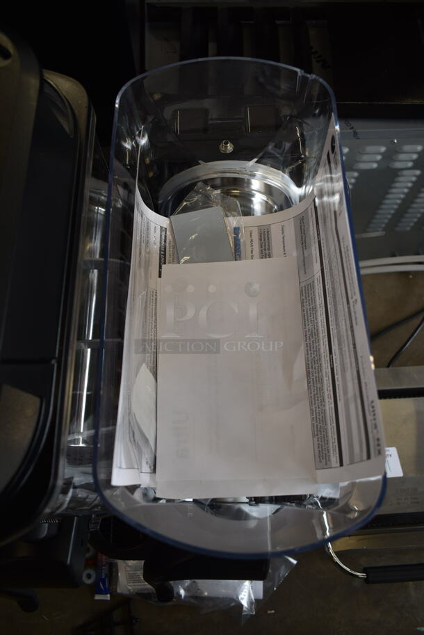 BRAND NEW SCRATCH AND DENT! 2022 Bunn ULTRA-2 Stainless Steel Commercial Countertop 2 Hopper Slushie Machine. 115 Volts, 1 Phase. Tested and Working! - Image 6 of 8