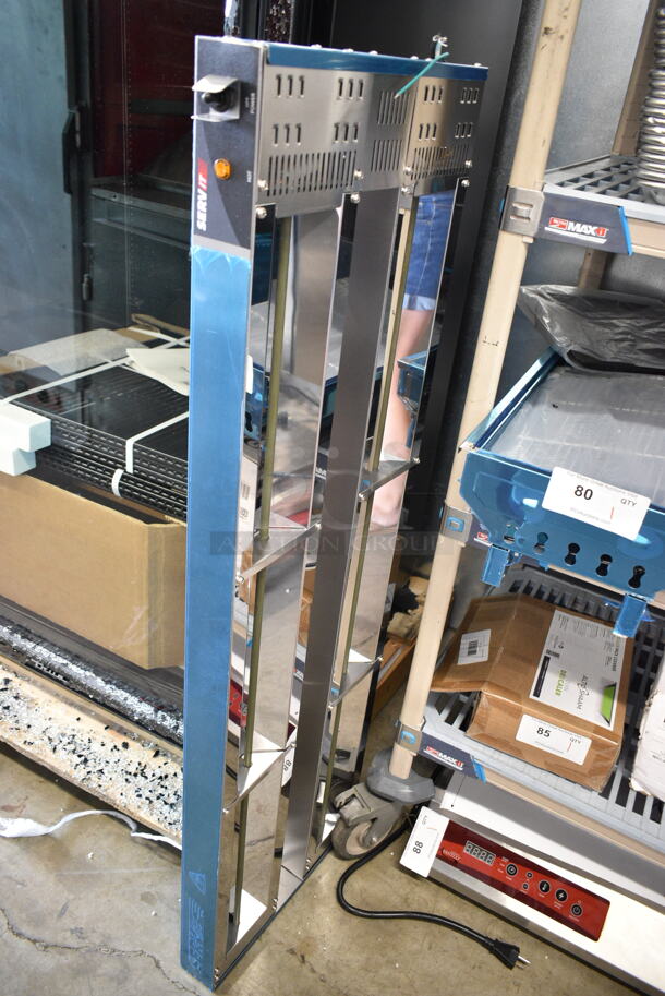 BRAND NEW SCRATCH AND DENT! ServIt 423SWTD48 48" High Wattage Double Strip Warmer with On/Off Toggle Controls and 3" Spacer. 120 Volts, 1 Phase.  - Image 2 of 6
