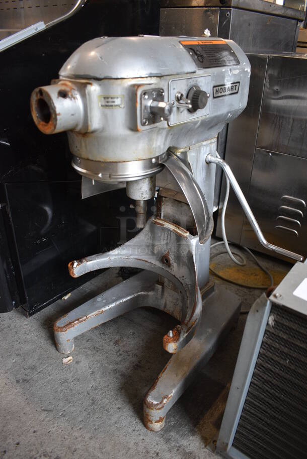 Hobart Model A200 Metal Commercial Countertop 20 Quart Planetary Dough Mixer. 115 Volts, 1 Phase. 16x19x32. Tested and Does Not Power On - Image 1 of 5