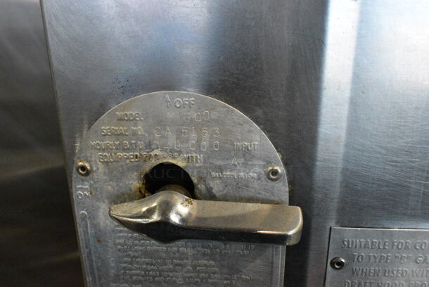 2 Bakers Pride Y600 Stainless Steel Commercial Natural Gas Powered Single Deck Pizza Oven. 140,000 BTU. 2 Times Your Bid!  - Image 11 of 12