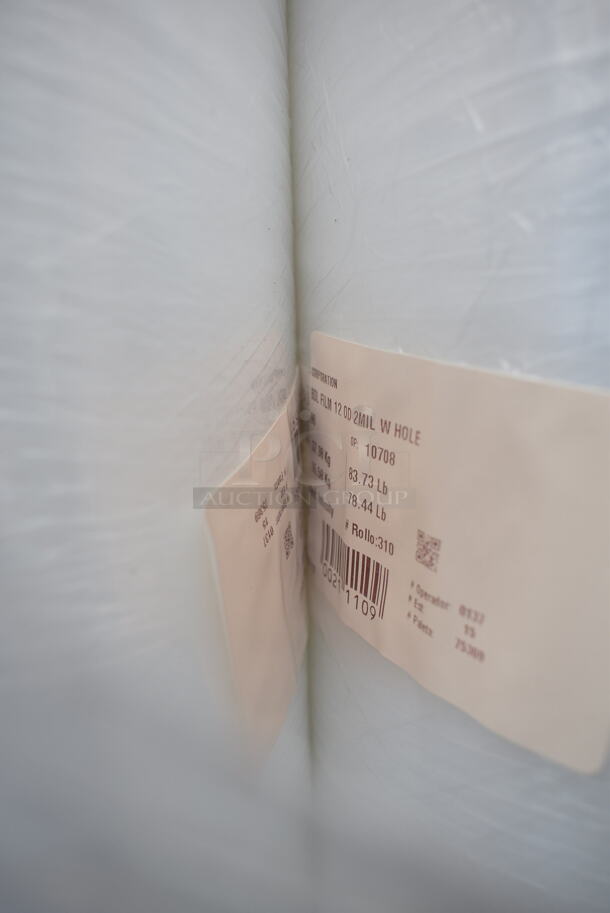 PALLET LOT of 20 BRAND NEW SCRATCH AND DENT! Atlantic 482MIL120D Bundler Film Plastic Wrap Rolls. 20 Times Your Bid! - Image 4 of 4