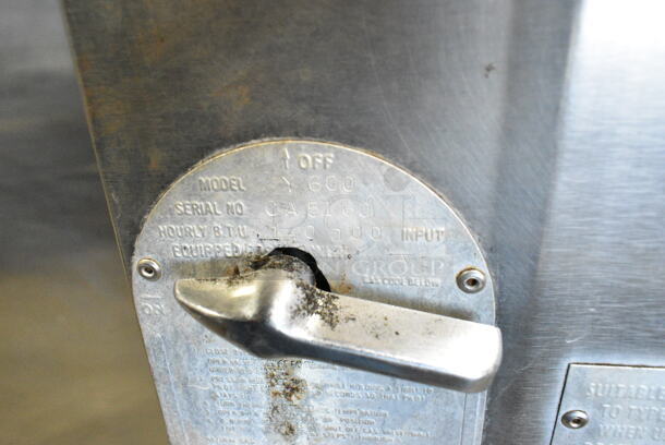 2 Bakers Pride Y600 Stainless Steel Commercial Natural Gas Powered Single Deck Pizza Oven. 140,000 BTU. 2 Times Your Bid!  - Image 12 of 12