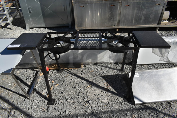 Metal Commercial Floor Style Propane Gas Powered 2 Burner Range. - Image 1 of 3