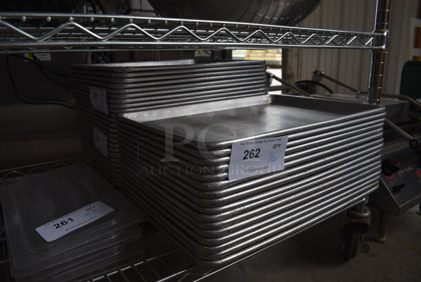 12 Metal Half Size Baking Pans. 13x18x1. 12 Times Your Bid! - Image 3 of 3