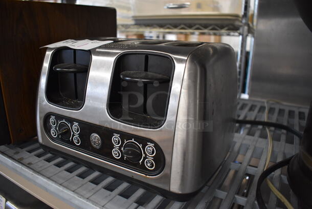 General Electric Metal Countertop 4 Slot Toaster. 120 Volts, 1 Phase. 11x10x7 - Image 3 of 6