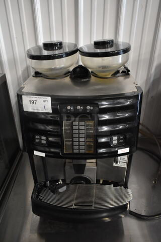 Schaerer SCA1 Coffee Art Plus Automatic Coffee Espresso Machine w/ 2 Hoppers and Steam Wand. 240 Volts, 1 Phase. 