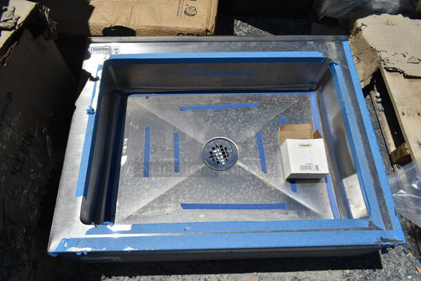 BRAND NEW SCRATCH AND DENT! Steelton 522MS20286 28" x 20" x 6" 16 Gauge 304 Stainless Steel One Compartment Floor Mop Sink - Image 3 of 4