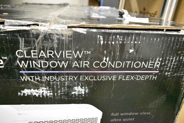 IN ORIGINAL BOX! General Electric GE 8300 BTU Clearview Window Air Conditioner.  - Image 4 of 5