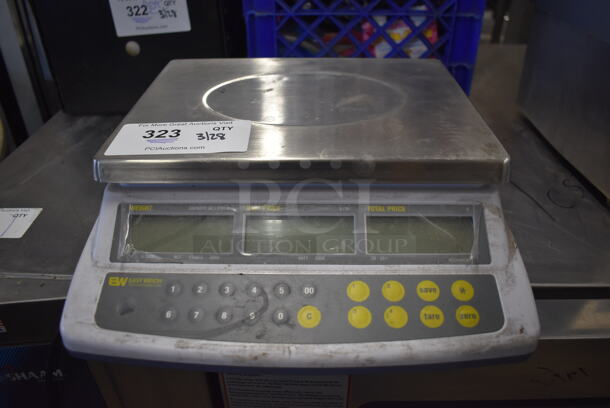 EasyWeigh CK-60 Metal Countertop Food Portioning Scale. 12.5x13.5x5. Tested and Working!