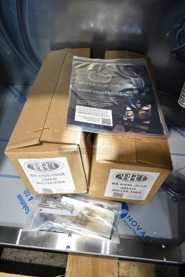 BRAND NEW SCRATCH AND DENT! Beverage Air DD78HC-1-B-069 (2) Triple Tap Kegerator Beer Dispenser - Black, (4) 1/2 Keg Capacity. 115 Volts, 1 Phase. Tested and Working! - Image 9 of 12