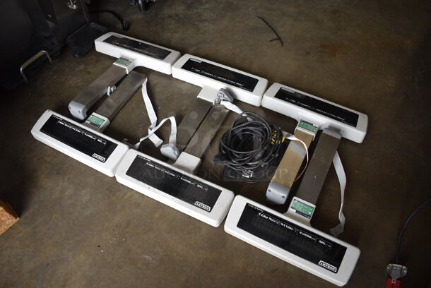 ALL ONE MONEY! Lot of 6 Hobart Scale Displays for 30 Pound Capacity Scales and Wires. 15x1.5x17. - Image 5 of 5