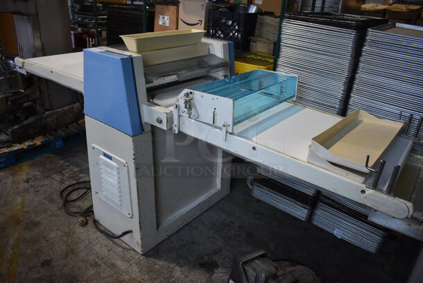 Tendicinghia Metal Commercial Floor Style Reversible Dough Sheeter. 250 Volts, 1 Phase. 113x38x48 - Image 5 of 9