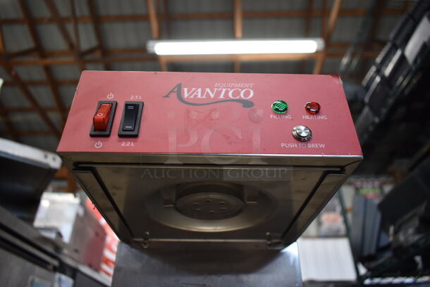 Avantco 177CMAPADJ Stainless Steel Commercial Countertop Coffee Machine. 120 Volts, 1 Phase.  - Image 7 of 9