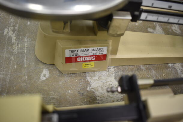 6 OHAUS Triple Bean Balance Scales. 6 Times Your Bid! (Main Building)  - Image 4 of 4