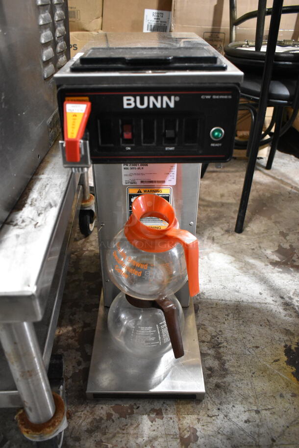 Bunn CWTF15-APS Stainless Steel Commercial Countertop Coffee Machine w 2 Coffee Pots. 120 Volts, 1 Phase. 