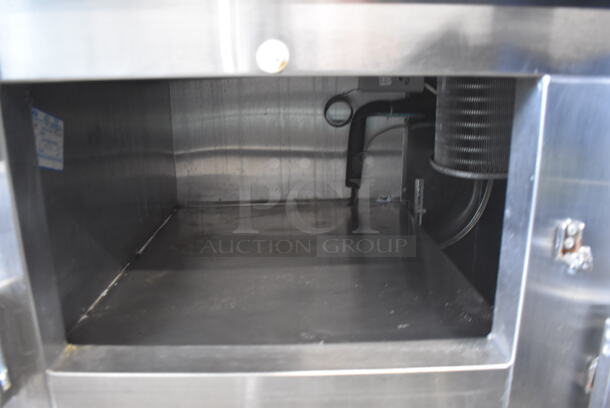 Leader LB48 Stainless Steel Commercial 2 Door Undercounter Cooler on Commercial Casters. 115 Volts, 1 Phase. Tested And Powers On But Does Not Get Cold - Image 4 of 8