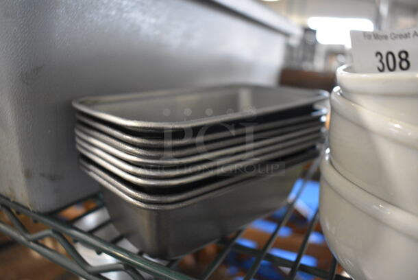 8 Metal Baking Pans. 6.25x3.5x1.5. 8 Times Your Bid! - Image 3 of 3